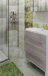 Sanflor Тумба с раковиной Экко 60 орегон/белая – фотография-9